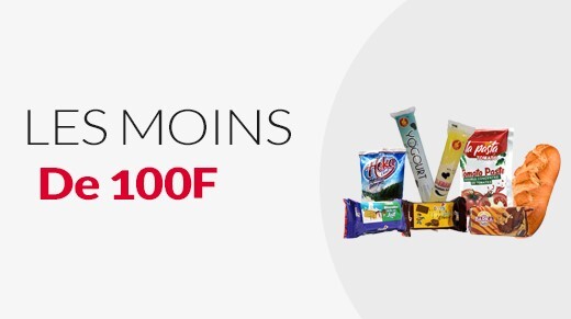 Les produits à moins de 100F